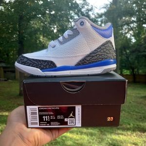 Jordan 3 retro PS Racer Blue Sz 11.5C